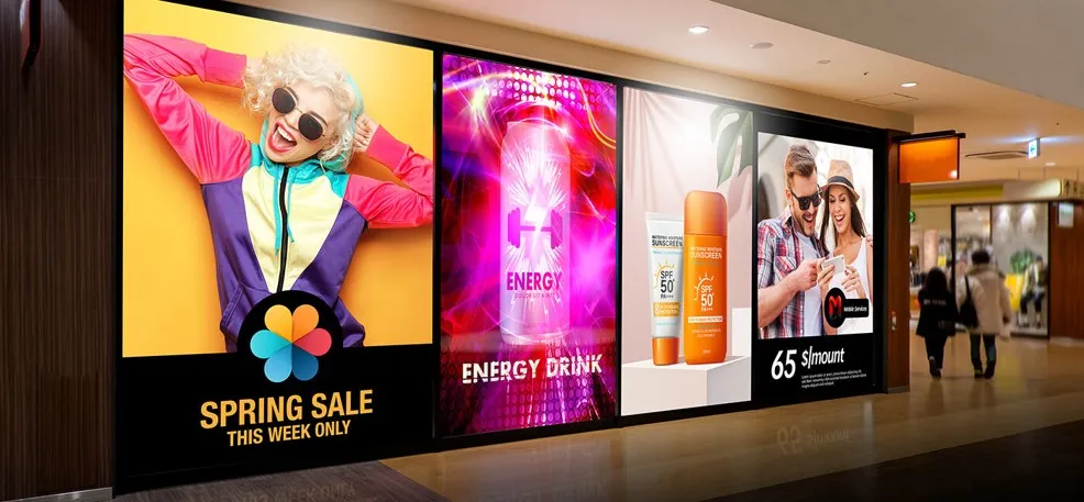 Digital Advertisements in Mall